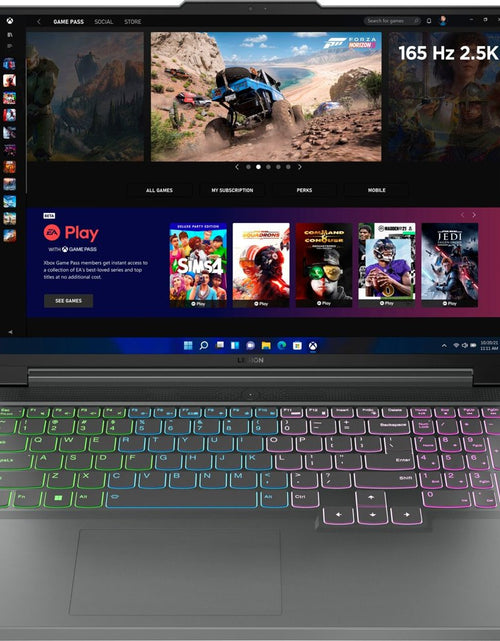 Load image into Gallery viewer, - Legion Slim 5 16&quot; Gaming Laptop 2560 X 1600 - Ryzen 7 7840HS with 16GB Memory - NVIDIA Geforce RTX 4060 - 512GB SSD - Storm Grey
