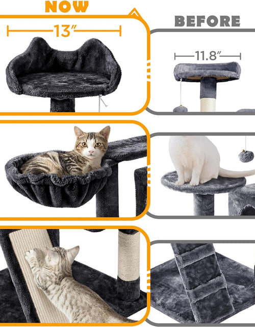 Load image into Gallery viewer, Multi-Level Cat Tree for Indoor Cats Cat Tree Tower for Large Cats with Sisal-Covered Scratching Posts, Condo, Stable Cat Tower, Cat Furniture Play Center for Indoor Cats Activity

