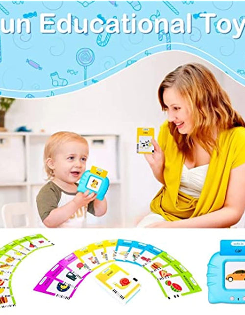 Load image into Gallery viewer, Talking Flash Cards Early Educational Toys Baby Boys Girls Preschool Learning Reading Machine Interactive Gift
