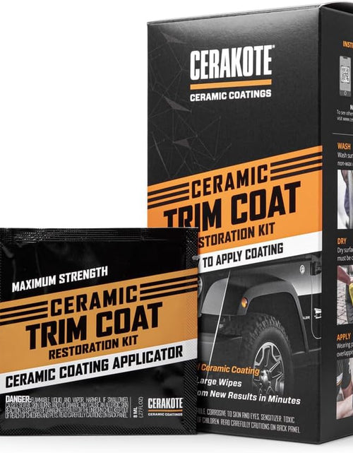 Load image into Gallery viewer, ® Ceramic Trim Coat Kit - Quick Plastic Trim Restorer - Guaranteed Restoration to Last over 200 Washes – a Ceramic Coating, Not a Dressing
