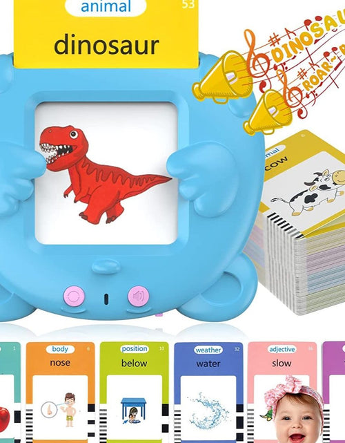 Load image into Gallery viewer, Talking Flash Cards Early Educational Toys Baby Boys Girls Preschool Learning Reading Machine Interactive Gift
