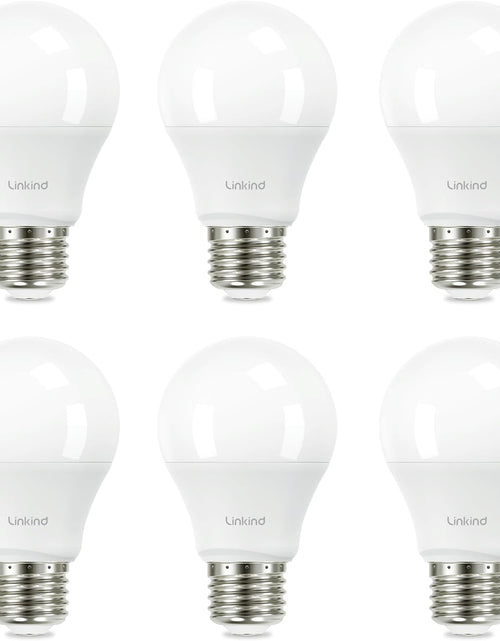 Load image into Gallery viewer, A19 LED Light Bulb, 60W Equivalent, 9W 2700K Soft White, 800 Lumens Non-Dimmable, E26 Standard Base, Energy Efficient UL Listed for Bedroom Home Office, 6 Pack

